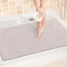 Shower Mat Bathtub Mat,24x36 inch, Non-Slip Bath Mat with Drain, Quick Drying...
