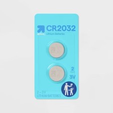 2032 Batteries - Lithium Coin Battery - 2ct : Household Single-Use, 1.5V