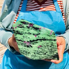 5.8LB Natural Beautiful Ruby and emerald Crystal Mineral Specimen Healing 1869