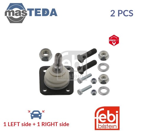 34308 SUSPENSION BALL JOINT PAIR FEBI BILSTEIN 2PCS FOR RENAULT 18,12 ...