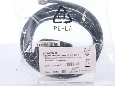 4G-AE010-R CISCO Antenna Extension base w/ 10ft Cable 07-1144-01 New Original