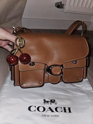 Coach Leder Umhängetasche / Umhängetasche - braun - 100% Leder - sehr gut...
