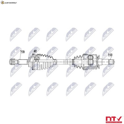 ANTRIEBSWELLE NPW-TY-264 FÜR LEXUS TOYOTA HIGHLANDER/KLUGER 2GR-FE 3.5L 6cyl RX