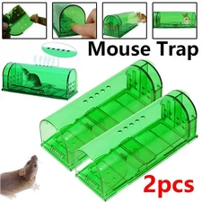2X No Kill Humane Mouse Traps Live Catch and Releas Mousetrap Reusable Mice Trap