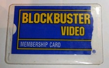VINTAGE ORIGINAL BLOCKBUSTER VIDEO MEMBERSHIP CARD- (609) NEW JERSEY