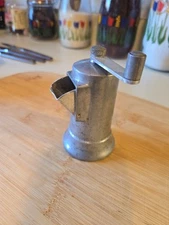 Vintage Perfex Made In France Cast Aluminum Pepper Grinder Mill 4"