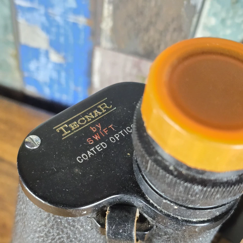 Rare Vintage 7 x 50 Tecnar Swift Binoculars Coated Optics No: 80866 Collectable  - Image 4 of 4