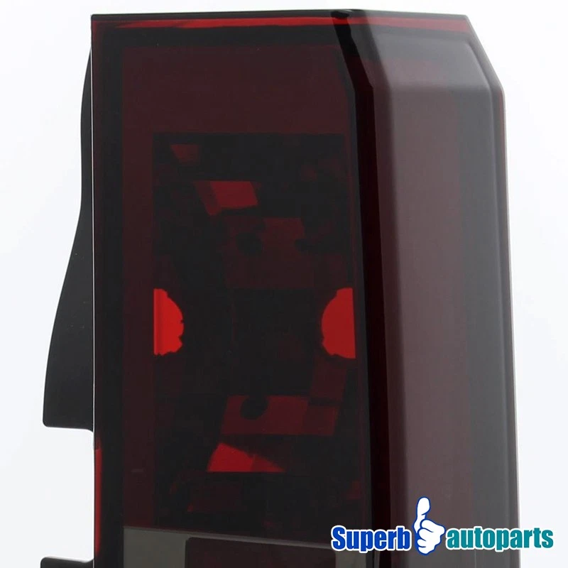 Fits 2005-2010 Hummer H3 Tail Lights Brake Lamps Red/ Smoke Replacement Pair Foto 4 de 4