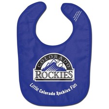 Colorado Rockies Baby Bib All Pro Style Special Order