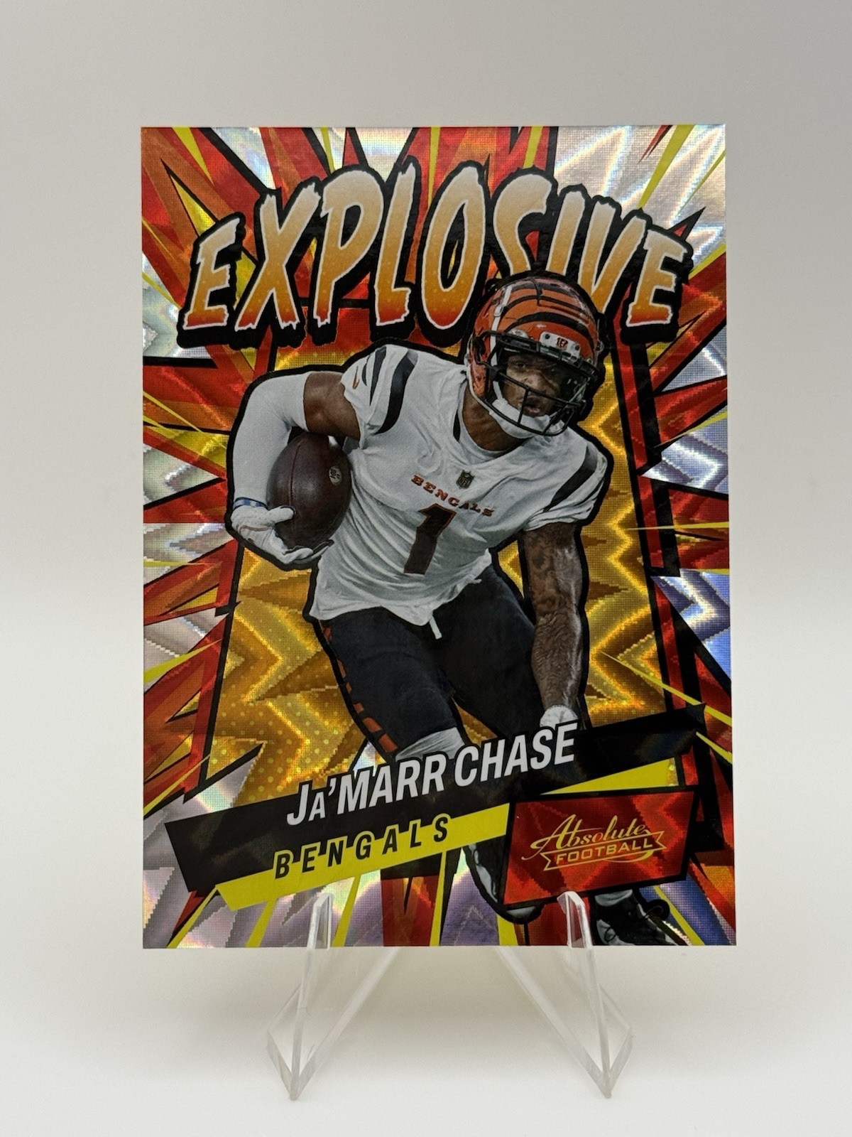 2022 Absolute Jamarr Chase Explosive SSP Case Hit! Bengals #E26