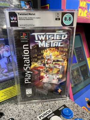 1995 PS1 Twisted Metal Long Box Longbox Graded WATA CIB 8.5 Complete 9.0 Box!