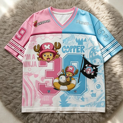 2026 Summer New Children Adult One Piece Tony Tony Chopper 3D Cosplay Tee Oversi