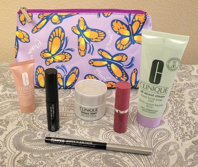 CLINIQUE 7 Piece Gift Set w/ CLINIQUE SMART SPF 15 & ALL ABOUT CLEAN *NEW SEALED