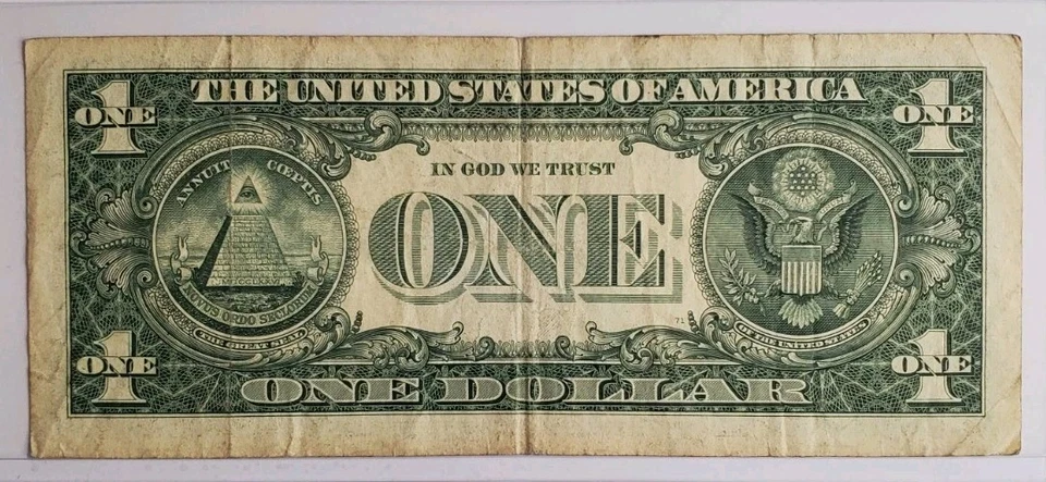 Tombstone Note $1 One Dollar Bill 1844 - 1984 Double Year 18441984 Series 2017 - Image 2 of 2