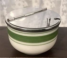 Vintage Diner Flip Lid Sugar Bowl Medco NYC Made In USA