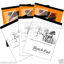 6 Pcs Tracing Paper Pad 30 Sheets + Sketch Book Paper Pad 40 Sheets
