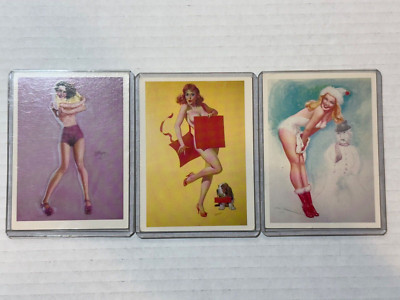 1993 PAINTED LADIES PROMO TRADING CARD SET P1-P3 FROM KITCHEN SINK PRESS VINTAGE