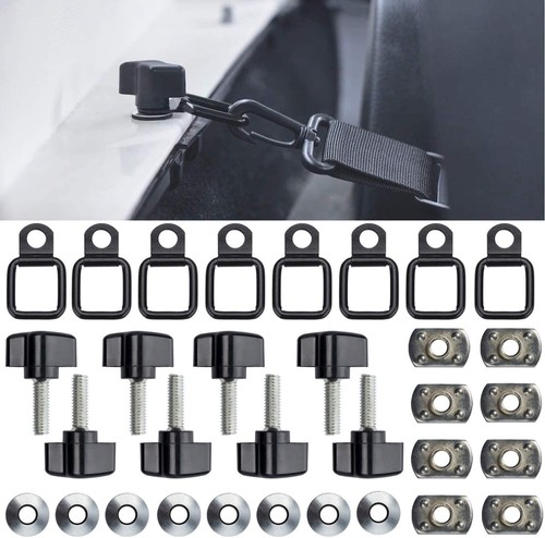 8x Hardtop Screw Fastener Nuts Bolts Kit For 1995-2018 Jeep Wrangler 2 & 4 Door - Foto 5 di 9