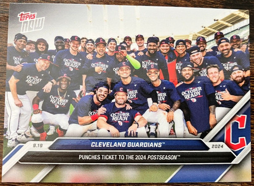 2024 Topps Now 725 CLEVELAND GUARDIANS™