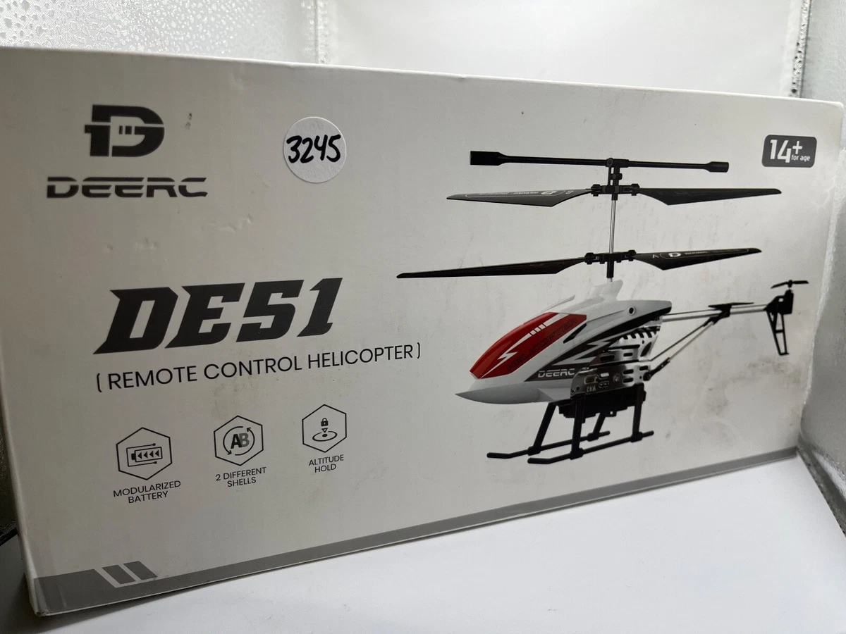 DEERC DE51 Remote Control Helicopter Altitude Hold RC Helicopters with Gyro