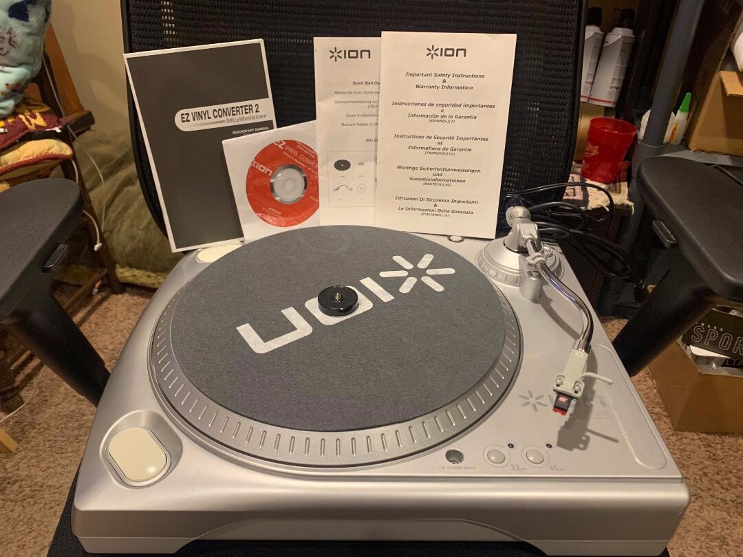 ION TTUSB USB Enabled Belt Drive Turntable | eBay