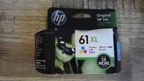 Hp 61xl tricolor ink cartridge expired Feb 2024 CH564WA
