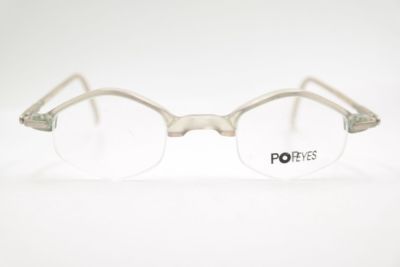 Vintage Popeyes PE 156 225 42[]25 135 Transparent halbrand Brille NOS