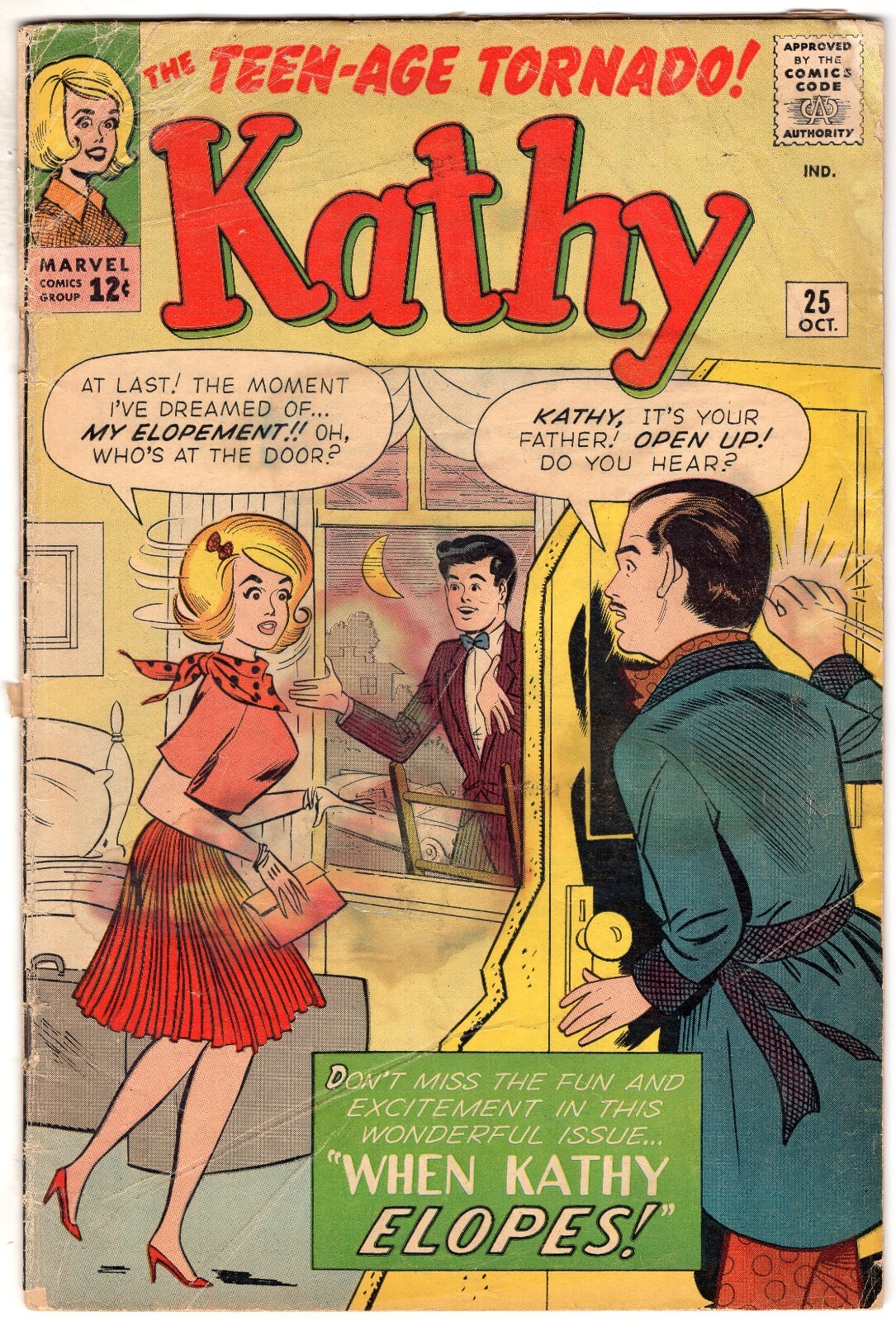 KATHY #25 Oct 1963 Marvel Silver Age Comic 3-Pages of Paper Dolls