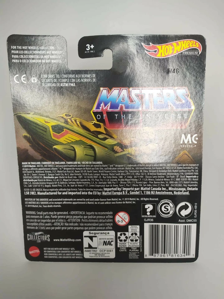 Hot Wheels Masters Of The Universe Wind Raider Хи-Мен 2020 состояние товара НОВЫЙ - Изображение 2 из 4