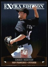 2011 Donruss Elite Extra Edition Chris Heston #155 San Francisco Giants
