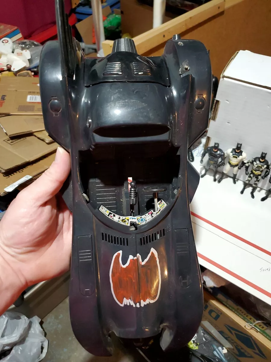 VTG 1989 Kenner ToyBiz Batmobile Batman the Movie With Lots of