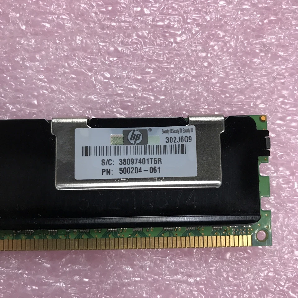HP 8GB 2x4GB 4Rx8 PC3-8500R-7-10HP Server Ram MT36JSZ51272PDY-1G1D1DD - Image 3 of 4