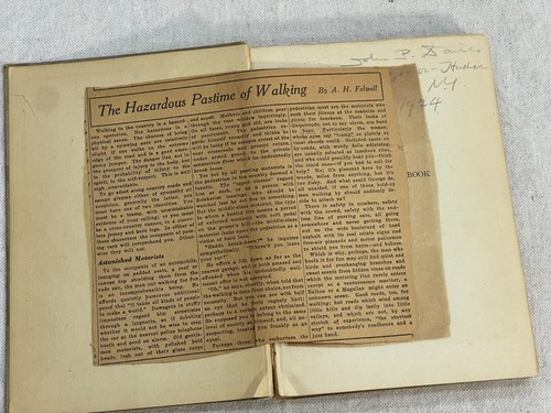 New York Walk Book 1924 Series 2 American Geographic Society Pocket Edition Maps - Picture 13 of 23