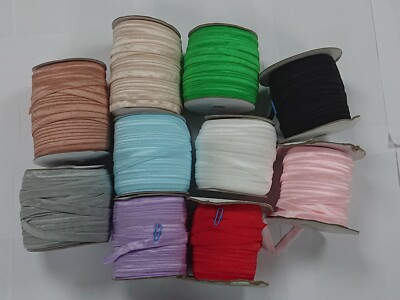 1m. Flacher elastischer Dessous glänzender BH Breite - 10 mm (13 Farben)
