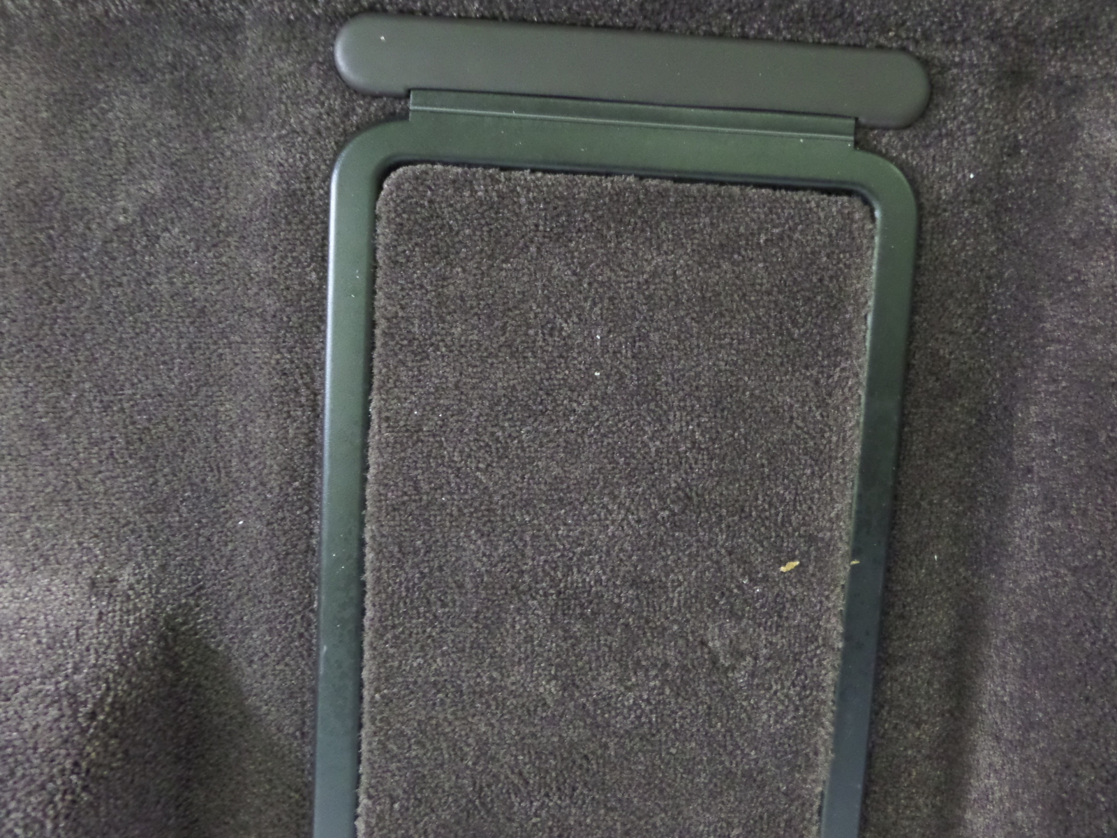 06-13 Bentley Continental Flying Spur Trunk Rear Seat Back Cover Liner BURNT OAK