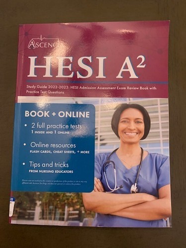 Ascencia HESITATE A2 Study Guide 2022-2023 with Practice test questions