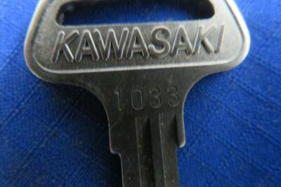 NOS Kawasaki, KEY,BLANK # 27008-1033 MC1 KH KT 100 250 1973-76