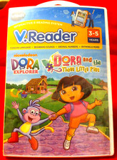 VTech: V.Reader Dora the Exlporer / Dora Three Little Pigs Game, NIB