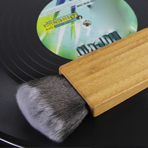 High Quality Soft Bamboo Handle Cleaning Brush for LP Vinyl Player Cleaner Acces - Picture 3 of 8