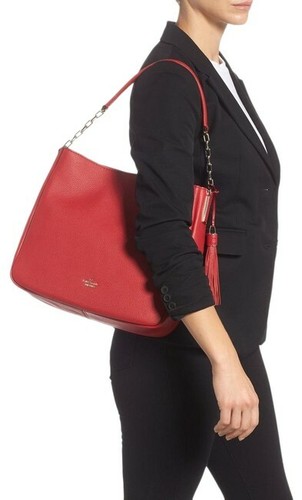 Kate Spade Kingston Drive Leah Tote Heirloomrd Leather Shoulder Bag - Picture 1 of 7