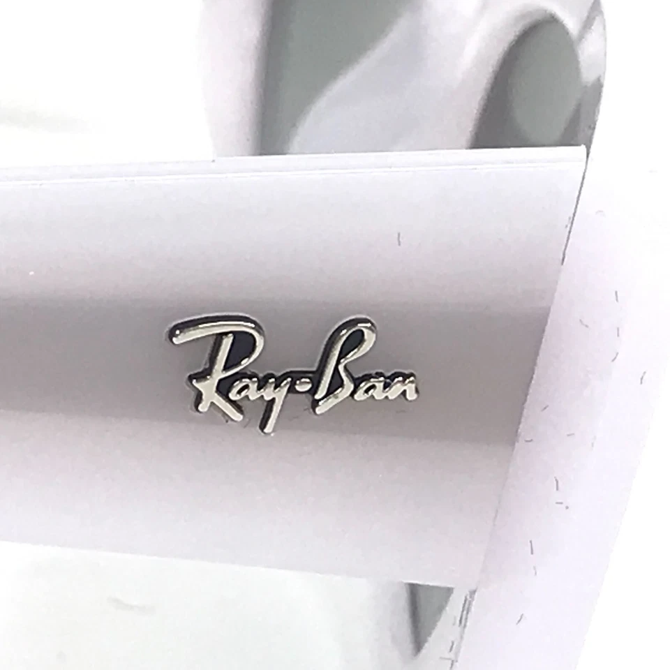 Gafas de sol Ray-Ban RB4427 KAT 6759/11 pulidas blancas púrpura con lentes gris oscuro Foto 4 de 4