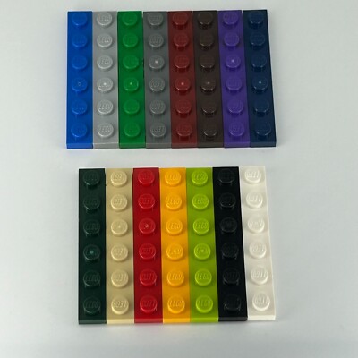 LEGO Parts 3666 (6pcs) Plate 1x6 Choose Color | eBay
