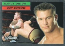 Randy Orton 2006 Topps Heritage Chrome WWE Wrestling #47 