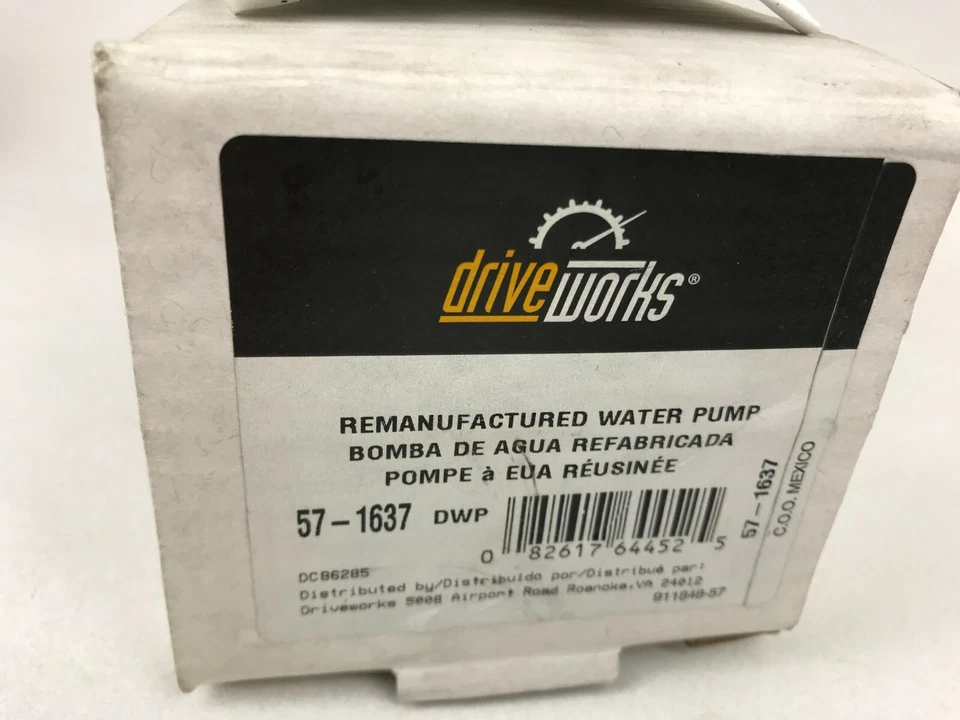 Bomba de água do motor-A-1 bomba de água 57-1637 Reman para Volkswagen FRETE RÁPIDO - Imagem 4 de 4