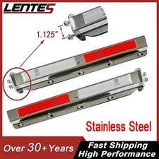 Semi Truck Straight Spring Loaded Mud Flap Hanger Stainless Steel RH & LH 1.125"