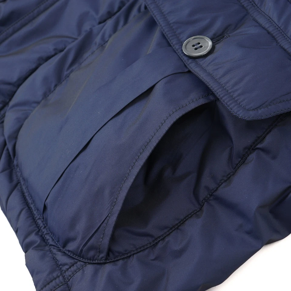 Isaia Napoli 'Extralight темно-синий изолированный упаковочный жилет S (подходит M) новый с Ярлыками - Изображение 4 из 4