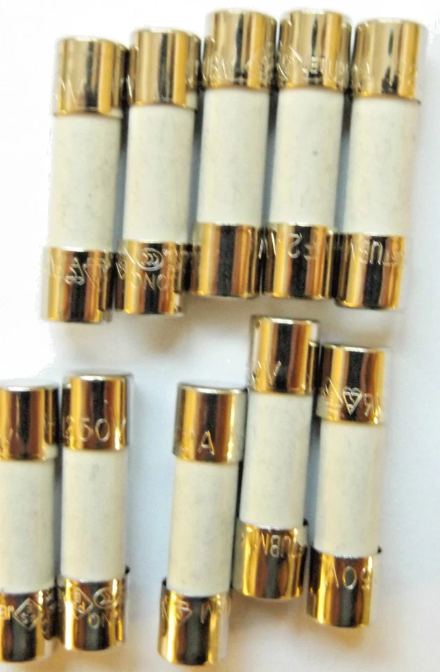 CONQUER OR LITTLEFUSE Fuse 2a 20mm HBC Quick Blow F2A H 250v Ceramic Fast x10pcs