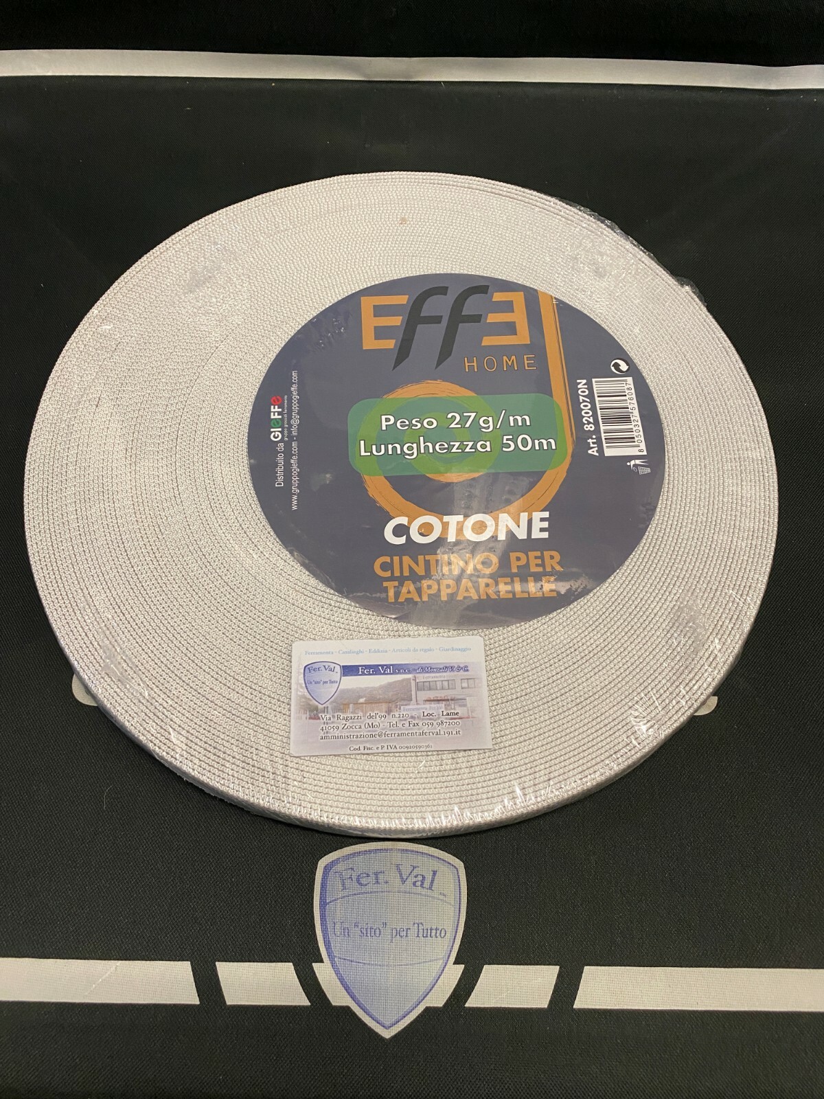 Cintino Tapparelle Cotone EFFE 301300 50mt 27g/m - Qualità Professionale