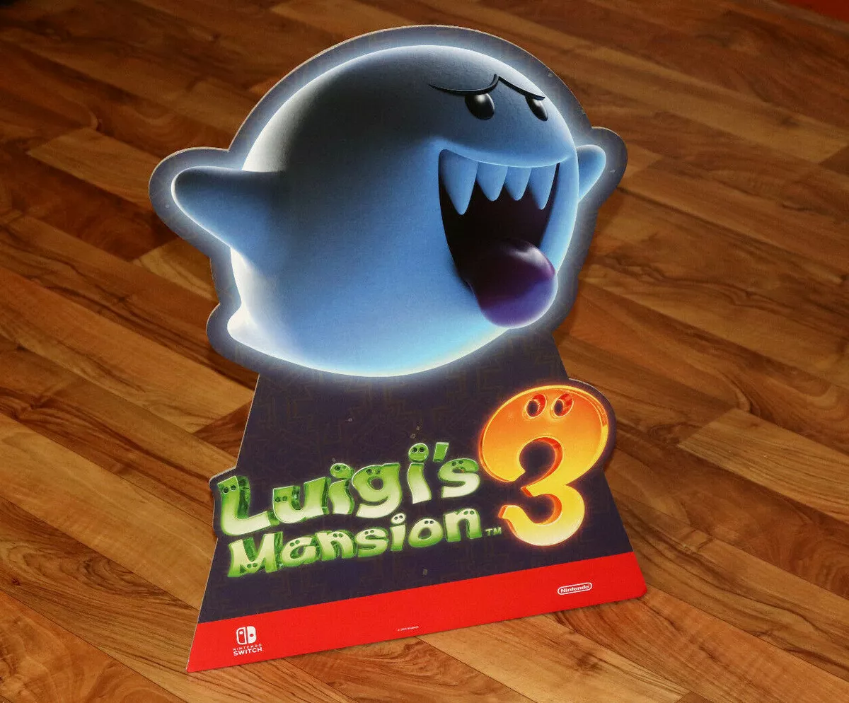 Nintendo Switch Luigi’s Mansion 3 Standee, Luigi & Gooigi, Custom Light Job