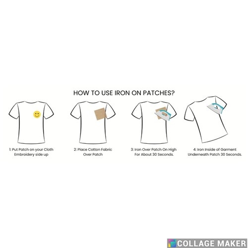 2 Pcs Polo "P" Ralph Patch Iron-On/Sew-On Embroidered 3.75" Lauren Patch - Picture 5 of 6
